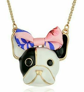 Betsey Johnson dog necklace